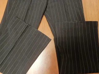 Pantalón vestir mujer Zara rayas negro talla 40