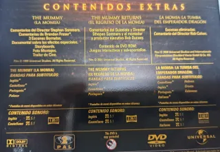 La Momia Trilogía (DVD Steelbook)