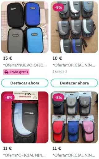 OFICIAL NINTENDO.Lápices táctiles Nintendo 3ds,DSi