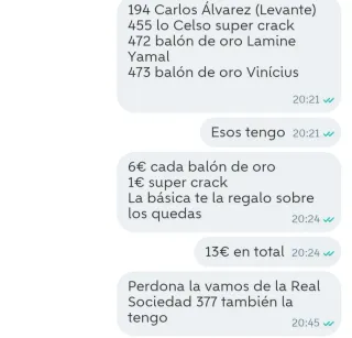 Lote cromos Adrenalyn XL 25/26