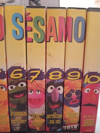 Barrio Sésamo, 10 Cintas VHS Colección Completa