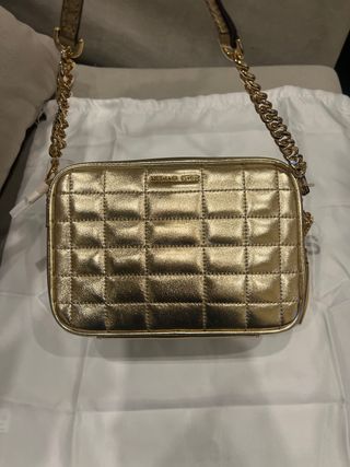 Bolso Michael Kors Dorado Acolchado