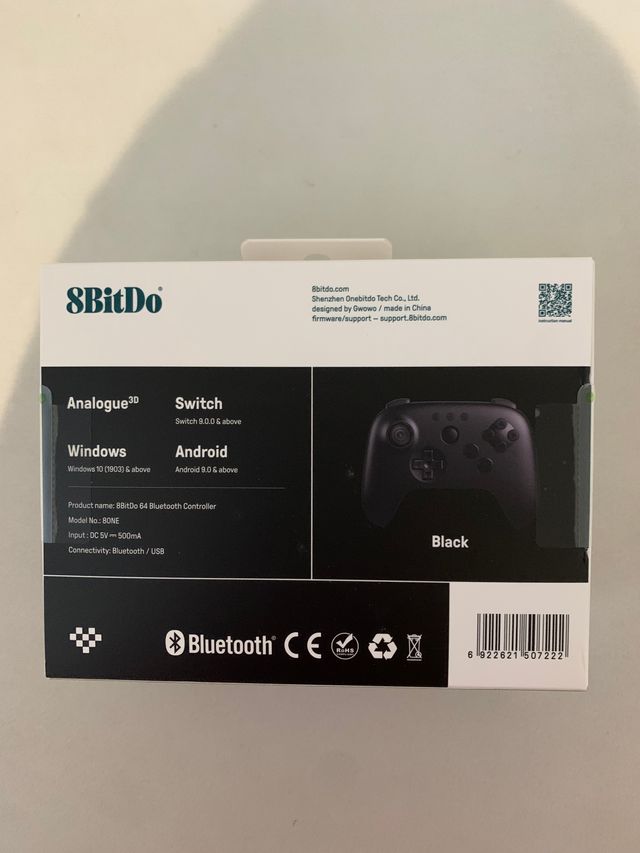 8BitDo BT N64 para 3D analógico, Nintendo Switch