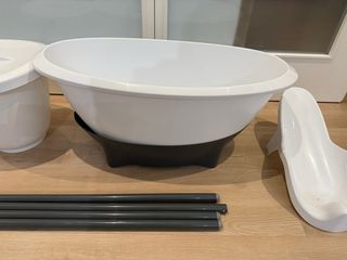 Bañera Bebe Luma con accesorios