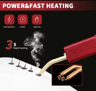 Soldador de Plástico Rojo