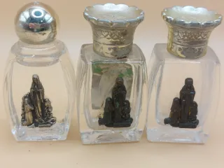 Souvenir religioso Lourdes Francia años 50-60