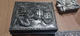 Lotto 5 scatole decorative