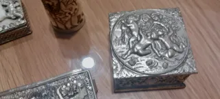 Lotto 5 scatole decorative