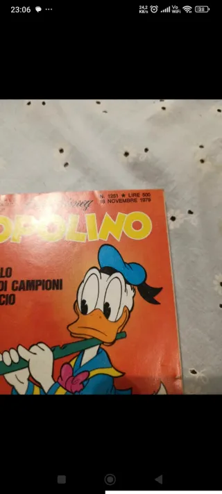 Fumetto Topolino vintage del 1979 numero 1251
