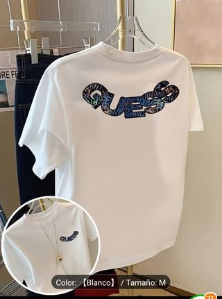 Camiseta Guess Blanca Talla M