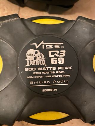 Altavoces Vibe 600W Negro