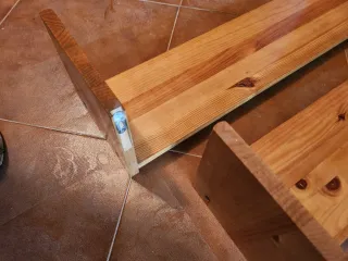 2 Estantes de Pino para Colgar