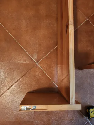 2 Estantes de Pino para Colgar