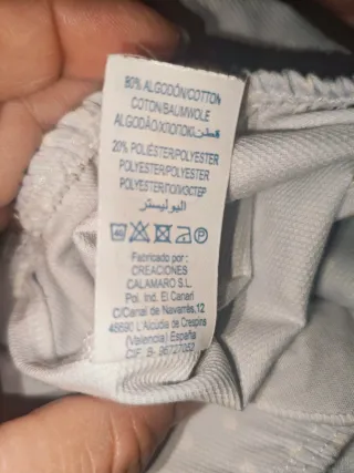 Cubrepañal celeste lunares lazo Calamaro T-6m