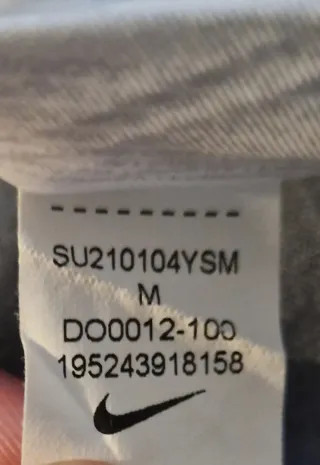 T-shirt Nike bianca uomo