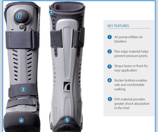 Bota Walker Gris Pie Roto