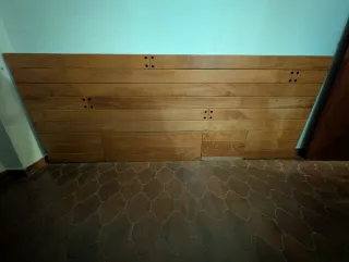 Cabecero madera rústico/nórdico