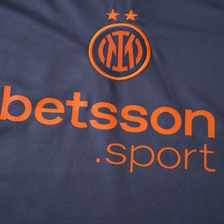 Completo Inter bambino grigio arancione