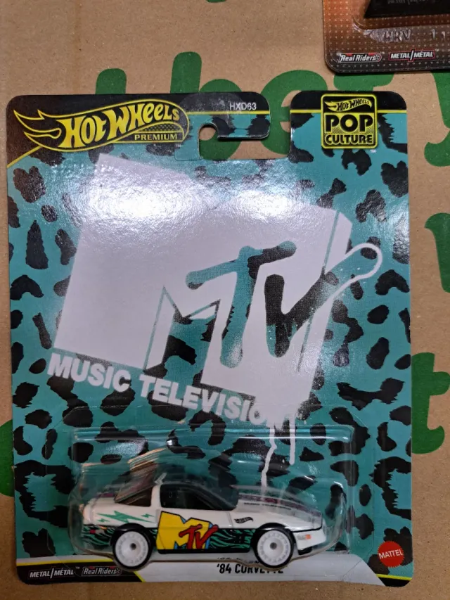 Hot Wheels Pop Culture MTV '84 Corvette