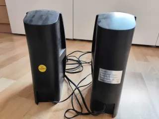 Altavoces YARCO PC Negros y Plateados + regalo