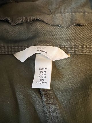 Lote 2 Pantalones Premamá H&M
