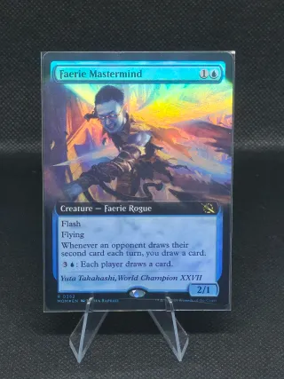 MTG MOM Faerie Mastermind R #352 Foil NM
