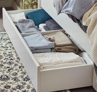 Cajón con ruedas IKEA SONGESAND blanco