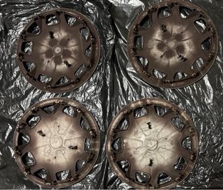 Tapacubos Ford 15 plateado