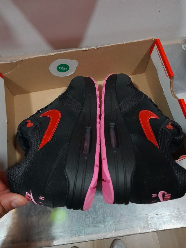 Nike Air Max 1 PRM Negro Rosa Talla 37.5 y 44.5