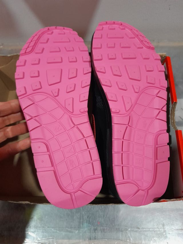 Nike Air Max 1 PRM Negro Rosa Talla 37.5 y 44.5