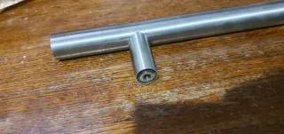 Tirador pasamano acero inoxidable