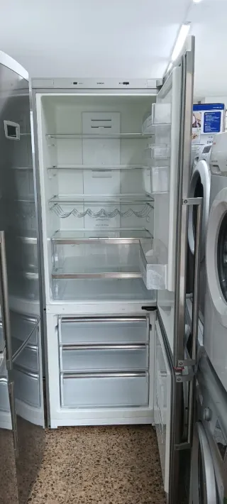 Nevera Combi Siemens Acero Inoxidable 200 x 70 cm