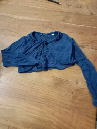 Coprispalla bambina blu