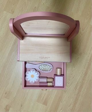 Tocador infantil madera y accesorios