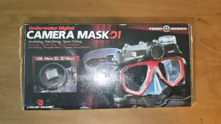 Máscara de fotos subacuatica