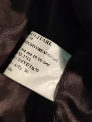 Giacca Pelle Pilota Marina Militare Italiana L XL