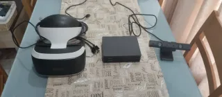 PS4 con juegos y accesorios Gafas vr y volante