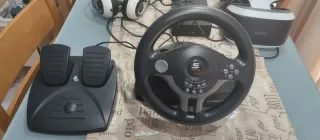 PS4 con juegos y accesorios Gafas vr y volante