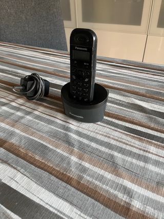 Teléfono Panasonic Inalámbrico Negro