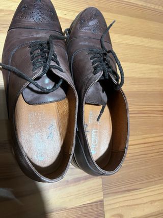 Zapatos Eram marca francesa tipo Oxford piel