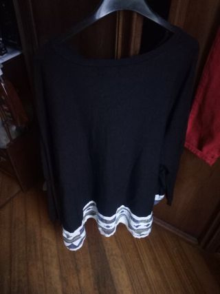 Jersey fino Nicole T. Única lentejuelas