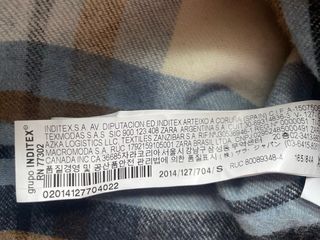 Sobrecamisa cuadros Zara mujer