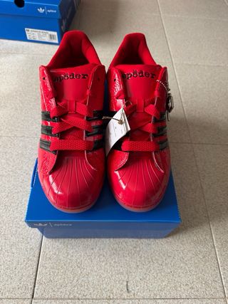 Adidas Superstar Sp5der Rojas y Negras