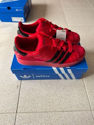 Adidas Superstar Sp5der Rojas y Negras