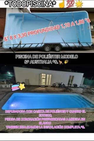 Piscina de poliéster