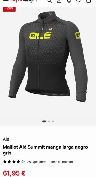 Maillot Ale Summit manga larga