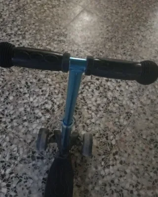 Patinete 3 ruedas azul