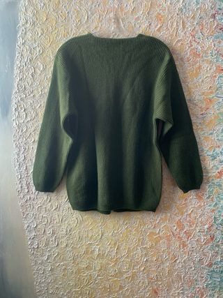 Cardigan vintage 100% lana