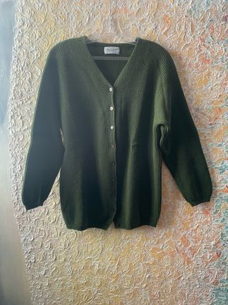 Cardigan vintage 100% lana