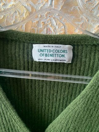 Cardigan vintage 100% lana